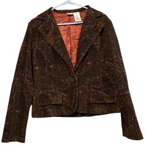 Paisley courderoy jacket